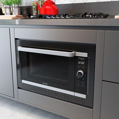 Forno Elétrico De Embutir Digital Mueller Decorato Preto 220V
