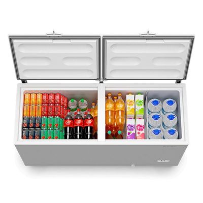 Freezer E Refrigerador Horizontal Da550if Metalfrio Com 543 Litros E 2 Portas Bivolt