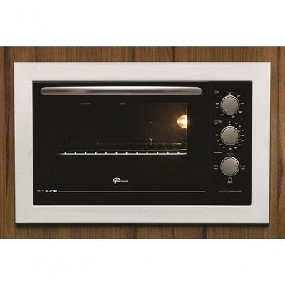 Forno Elétrico Embutir Fischer 48L Branco Fit Line 127V