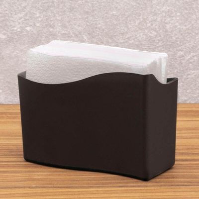Porta Guardanapo Médio 14cm Suporte Guardanapo Mesa Restaurante Bar Brinox Preto