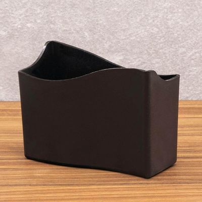 Porta Guardanapo Médio 14cm Suporte Guardanapo Mesa Restaurante Bar Brinox Preto