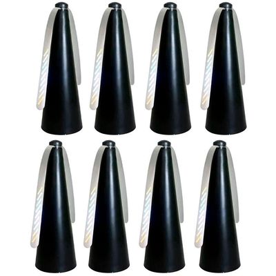 Ventilador Repelente Kit 8 Uni Anti Inseto Mosca Mosquito Piquenique Mesa Jardim Ar Livre Quintal