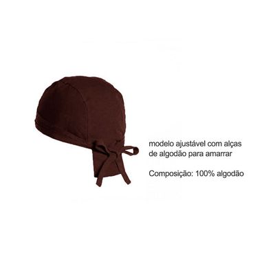 Avental de Cintura e Bandana Faixa Verde Escuro Cafe Bistro