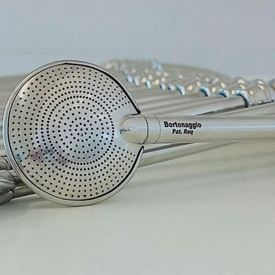 Bomba de Chimarrão 19cm Bojo Plano 800 Furos Inox 304 Detalhe Cuia Liso