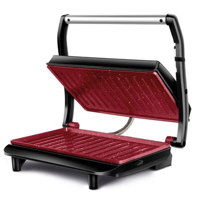 Press Grill Red Ceramic Mondial Pg-01-rc 220v Vermelho 220V