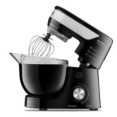 Batedeira Planetária Mondial Premium Bp-01p-b Batedeira Planetária-220v-preto/inox 220V