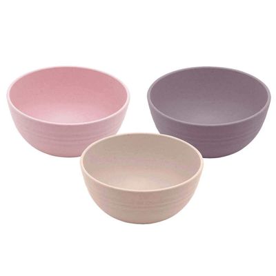 12 Bowls de Bambu Tigela Cumbuca 12x6cm Lyor Lines Sortidas Sobremesa Petiscos Frutas