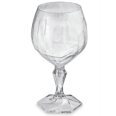 Taça Para Água Suco 350ml Plástico UZ Tango Translucida Transparente