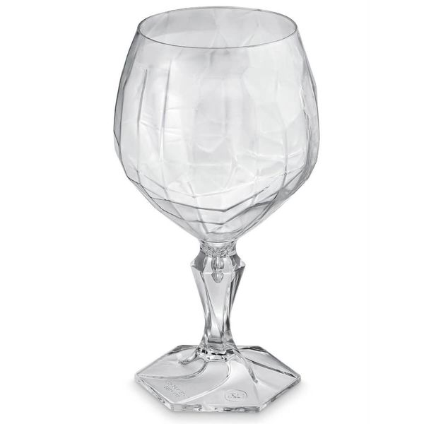 Taça Para Água Suco 350ml Plástico UZ Tango Translucida Transparente