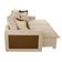 Sofá Dallas Linho Dois Módulos De 90cm B15 Meu Sofá Online A294 Linho Creme