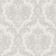 Papel De Parede Thema Damask Cinza 28821