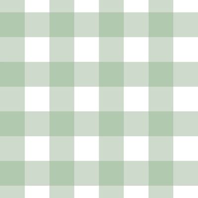 Papel de Parede Doce Estilo Xadrez Verde 82120