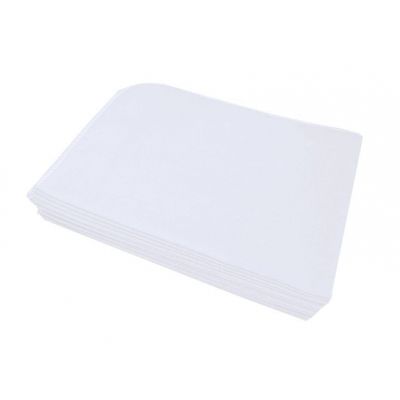Flanela Branco 28X38 - 12 Unidades