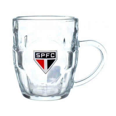 Caneca De Vidro Com Abridor São Paulo 310ml