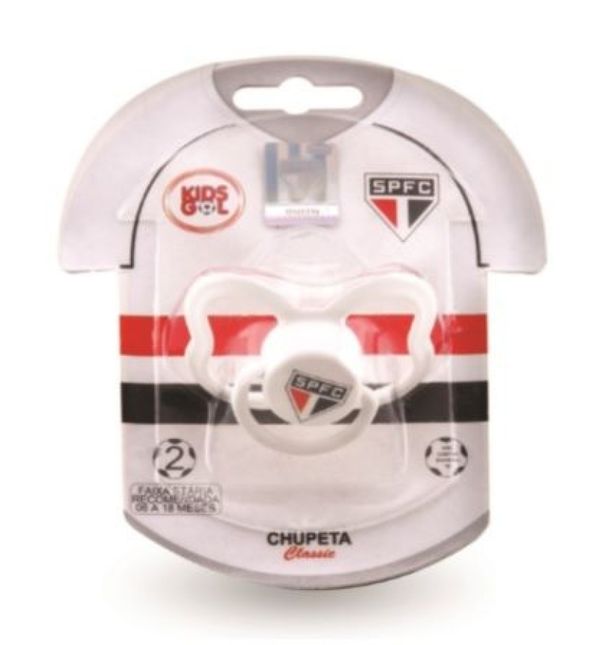 Chupeta São Paulo Classic Orto S2 Kids Gol