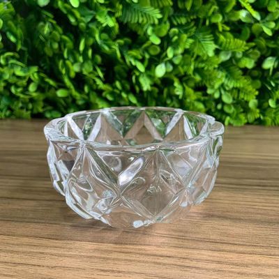Conjunto de Potes de Sobremesa 6pçs Lyor 270ml Bowls de Cristal de Chumbo Deli Diamond