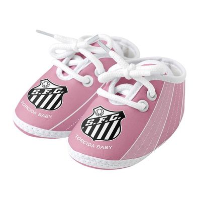 Chuteira Bebê Santos Rosa - Torcida Baby M