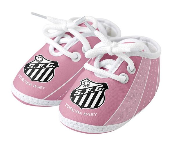 Chuteira Bebê Santos Rosa - Torcida Baby M