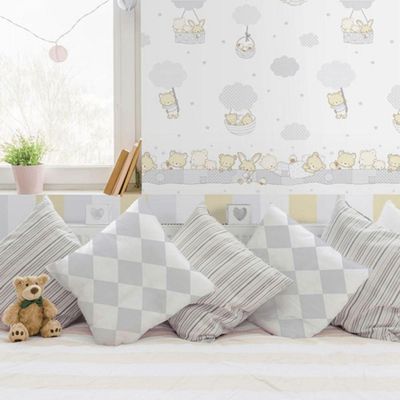 Papel De Parede Treboli Balões Cinza 5803 - Rolo 10m X 0,53m