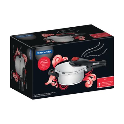 Panela de Pressão Tramontina Solar 22 cm 3 Litros em Aço Inox com 5 Dispositivos de Segurança