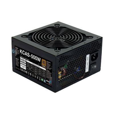 Fonte ATX Aerocool  KCAS 500W 80 Plus Bronze PFC - FT0082