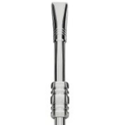 Bomba para Chimarrão Inox 23cm Mil Furos Rosca Anel Médio Sextavo Mate Escovinha