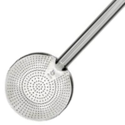 Bomba para Chimarrão Inox 23cm Mil Furos Rosca Anel Médio Sextavo Mate Escovinha
