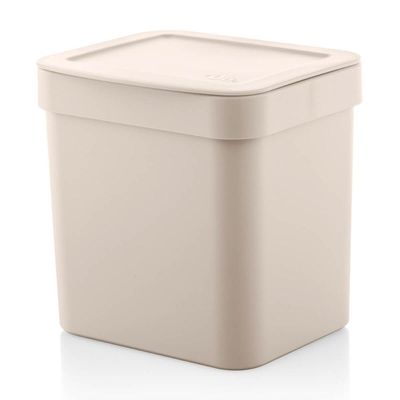 Utensílios De Cozinha Lixeira Trium 2,5L Porta Detergente Ou Bege