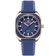 Relógio Feminino De Quartzo Casual Com Pulseira De Silicone Impermeavel 3atm Azul