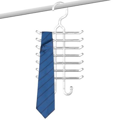 Kit 2 Cabides para Gravatas Cintos Suporte Organizador de Closets Armários Cristal