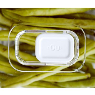 Organizador De Geladeira Com Cesto Escorredor 2,2L Organizador Clear Fresh Para Legumes OU