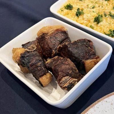 Conjunto 5 Travessas Refratários de Porcelana Branca 750ml Buffet Restaurante Línea Lyor