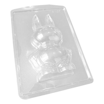 Forma De Silicone Coelho Grande 10,2cm X 18cm - 4 Unidades