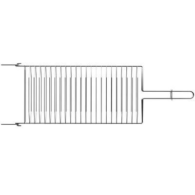 Grelha para Churrasqueira Churrasco Tramontina em Aço Inox 42x23cm