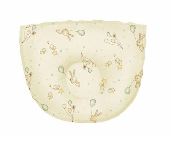 Travesseiro Bebê Anatômico Estampado Amarelo - Papi