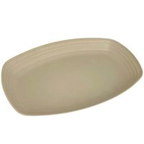12 Travessas Bambu Plástico Sortidas 29x18x3cm Lines Lyor Petisqueiras Retangulares Frios