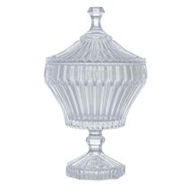 Potiche de Cristal com Pé Bomboniere 11,5x20cm Lyor Renaissance Baleiro
