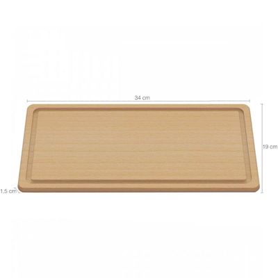 Kit Churrasco Tramontina Faca Chef 8' Garfo Trinchante Tábua Madeira Natural Aço Inox 3pçs