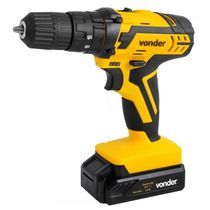 Parafusadeira e Furadeira de Impacto Bivolt Automática com Bateria 12V Vonder Acompanha Acessórios