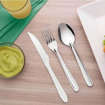 Kit 6 Colheres Grandes de Inox para Servir Arroz Molhos para Hotéis Restaurantes Taumer