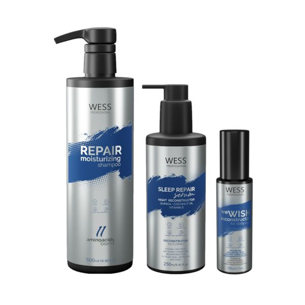 Kit Wess Repair SH 500ml + Sleep 250ml + We Wish 50ml