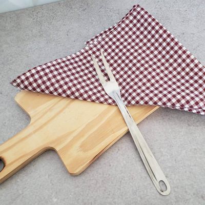 Garfo Trinchante Grande para Churrasco Utensílio para Carne Aço Inox Taumer