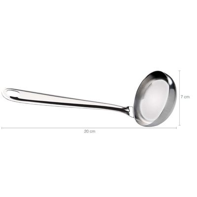 Conjunto 3 Concha de Inox para Sopa Feijão ou Molho Utensílio Cozinha Taumer