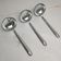 Conjunto 3 Concha de Inox para Sopa Feijão ou Molho Utensílio Cozinha Taumer