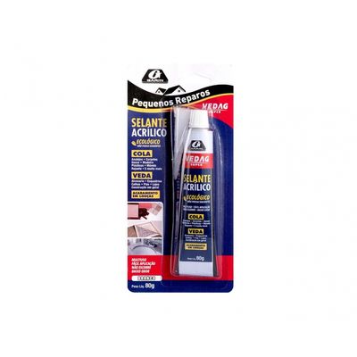 Cola Selante Acrilico Vedag Branco 080G Blister