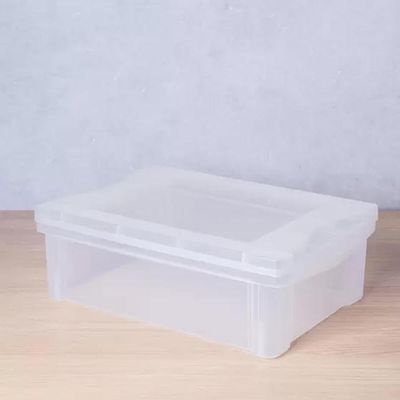 Caixa Organizadora Plástica Transparente 13,5L Ordene com Tampa Radical Color Média Organize
