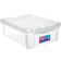 Caixa Organizadora Plástica Transparente 13,5L Ordene com Tampa Radical Color Média Organize