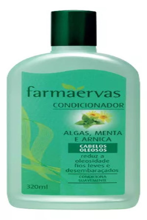 Condicionador Oleosos 320ml Algas Menta E Arnica Farmaervas