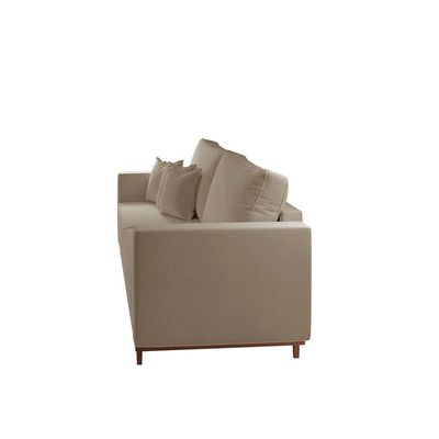 Sofá Djon 02 Módulos De 80cm B20cm Meu Sofá Online B002 Veludo Capuccino