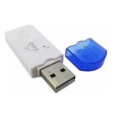 Adaptador Bluetooth Receptor De Som Música Automotivo Usb2.0 - Branco /az